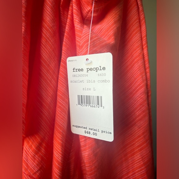 Free People Women's Turn It Up Tank (L) - Picture 4 of 9